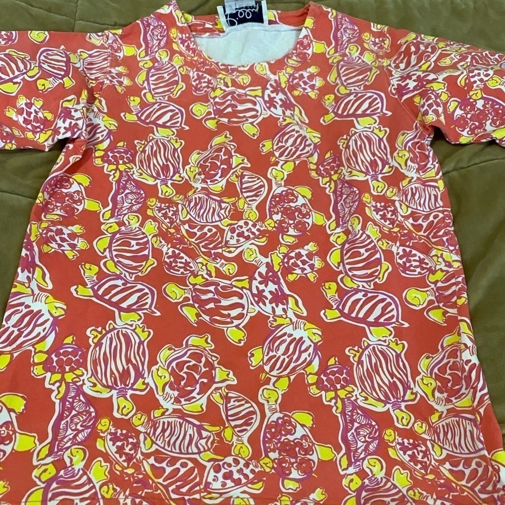 Vintage Lilly Pulitzer turtle shirt